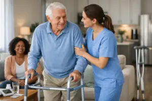 Care After Rehabilitation Discharge at Home